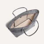 Goyard Artois Tote MM Grey Goyardine Canvas & Chevroches Calfskin Palladium Hardware - Image 4